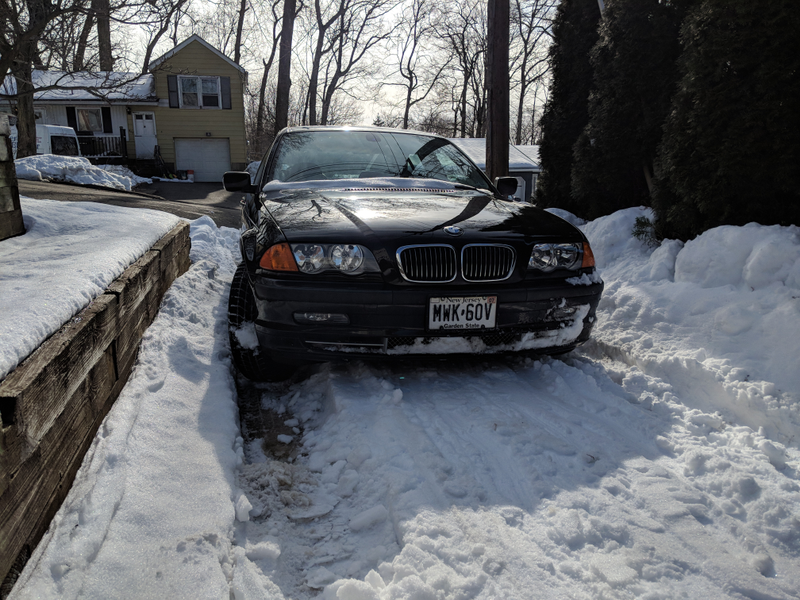 Illustration for article titled 330xi - Not for Deep Snow Applications EDIT: SHE IS OUT OF THE SNOW